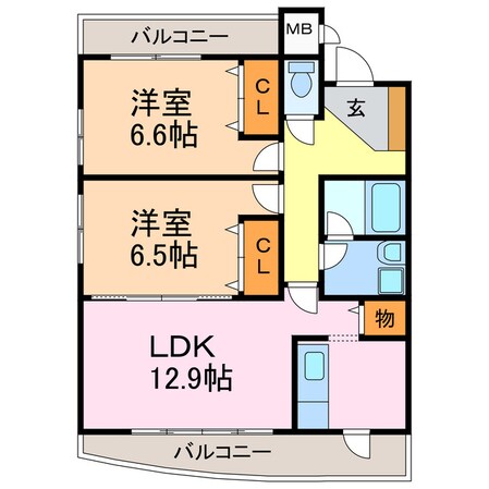 ヴィンヤードの物件間取画像